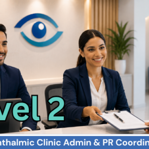 Ophthalmic Clinic Admin & PR Coordinator LEVEL 2 — Clinic Logistics and Surgical Counselling (English)