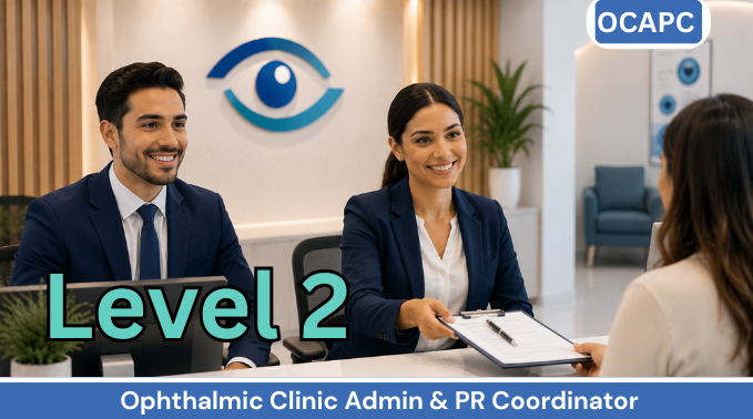 Ophthalmic Clinic Admin & PR Coordinator LEVEL 2 — Clinic Logistics and Surgical Counselling (English)