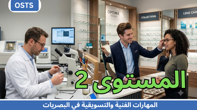 المهارات الفنية والتسويقية في البصريات – المستوي الثاني – علوم المنتجات ومهارات الورشة (باللغة العربية)