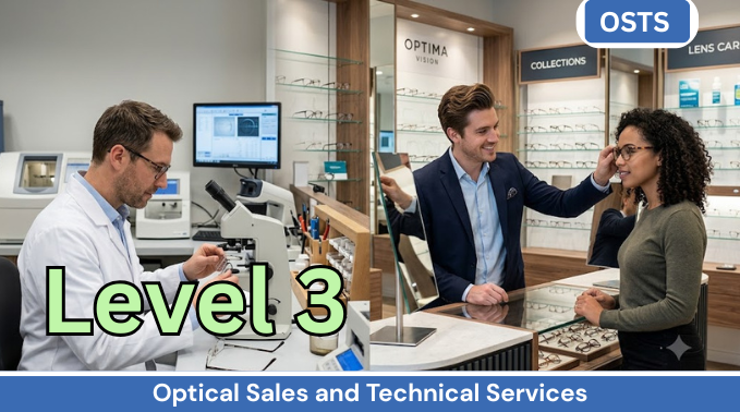 Optical Sales & Technical Service – Level 3 – Advanced Dispensing and Assessment (English)
